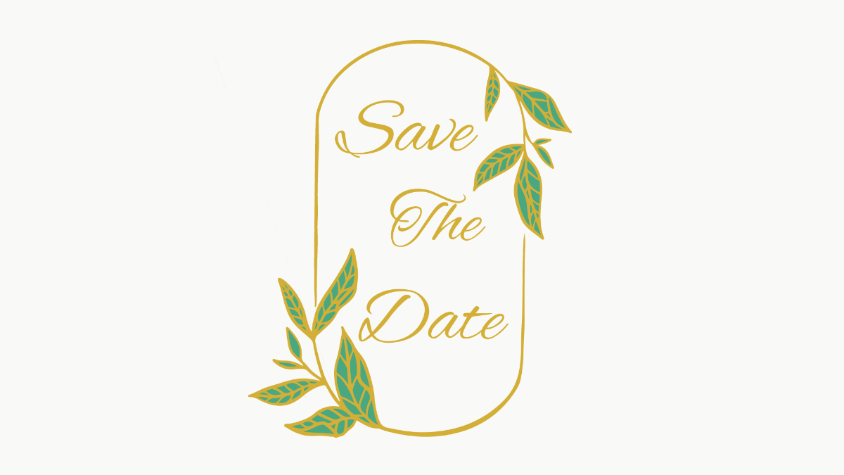 Save The Date Wallpaper Template