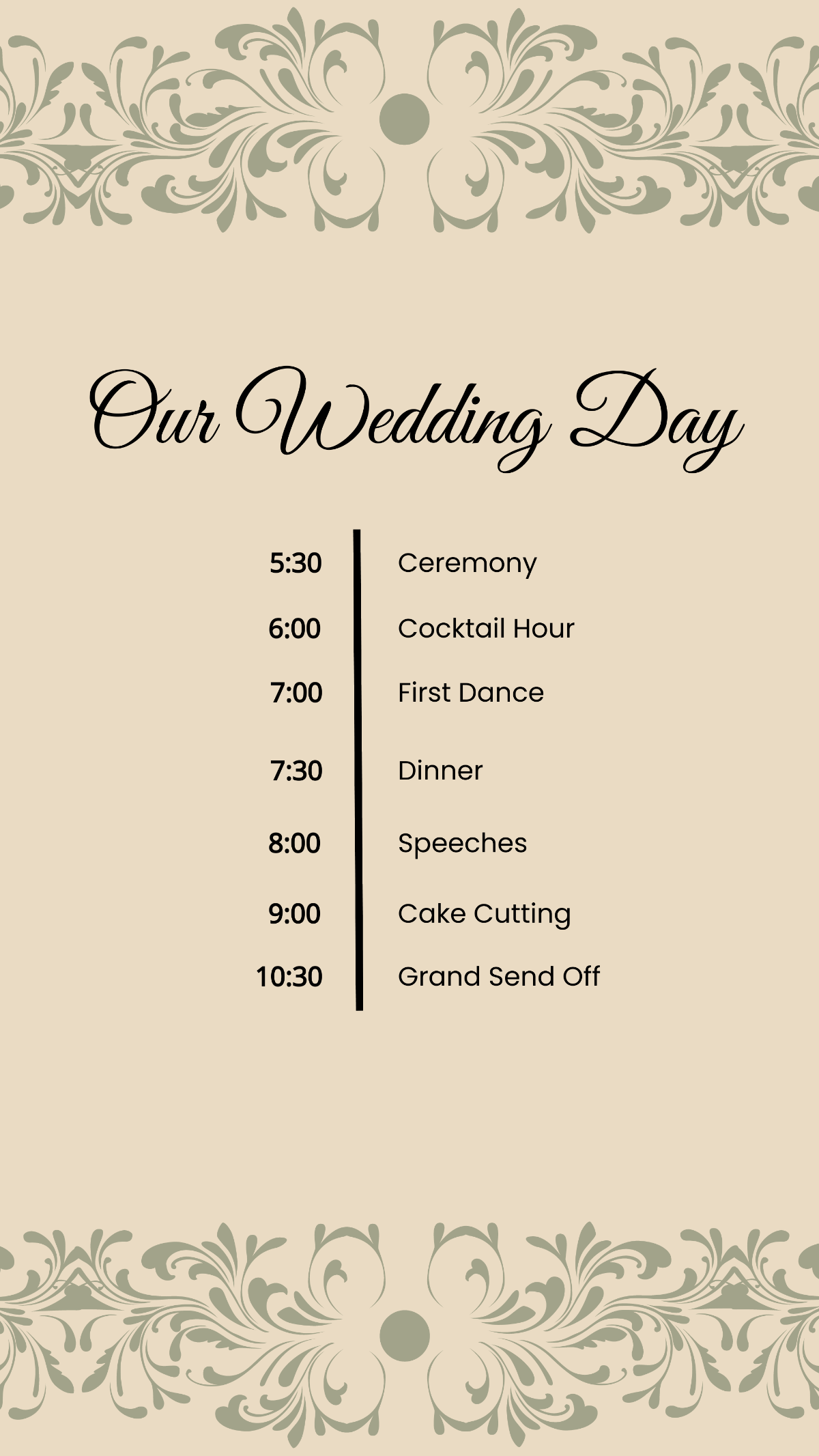 Free Wedding Timeline Templates Editable And Printable Free Wedding Timeline Templates Editable And Printable