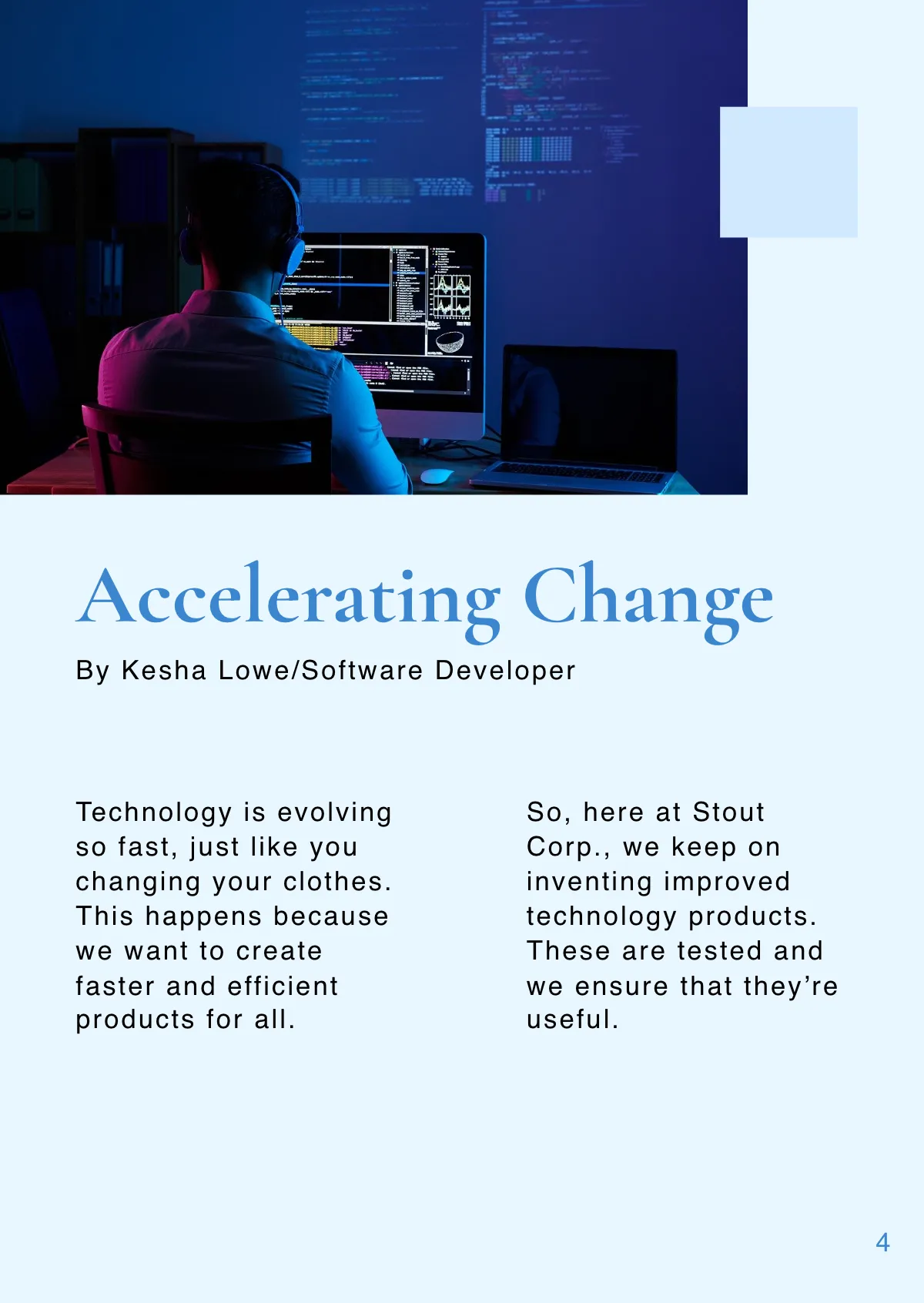 Free Corporate Booklet Template to Edit Online