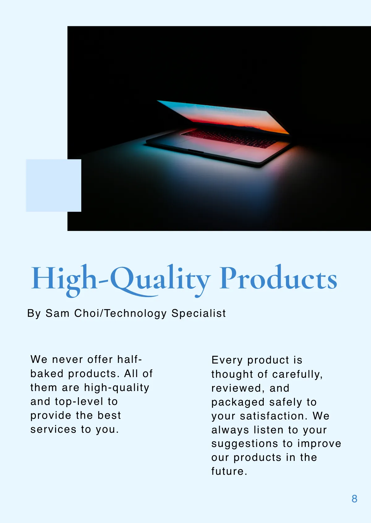 Free Corporate Booklet Template to Edit Online