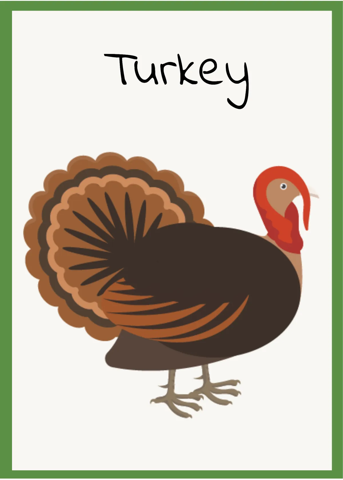 Free Farm Animals Flashcards Template to Edit Online