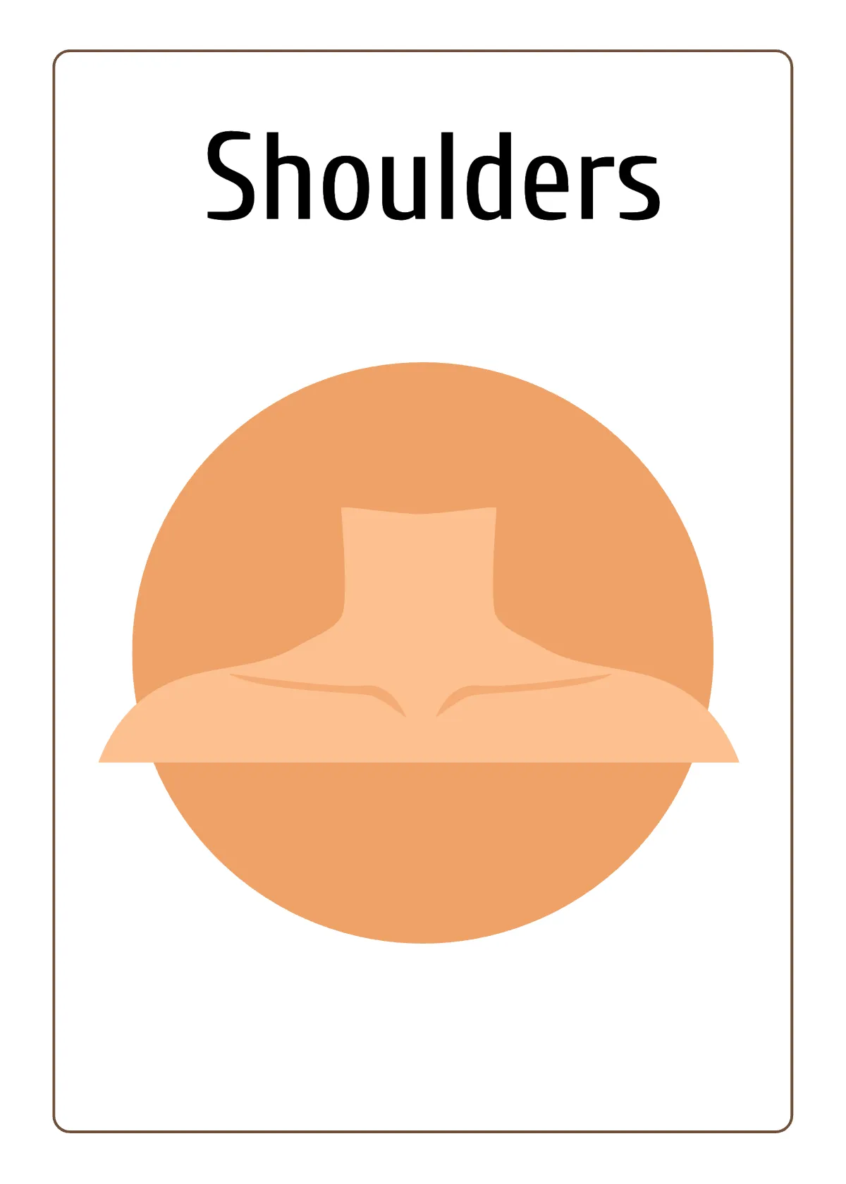 Free Body Parts Flashcards Template to Edit Online