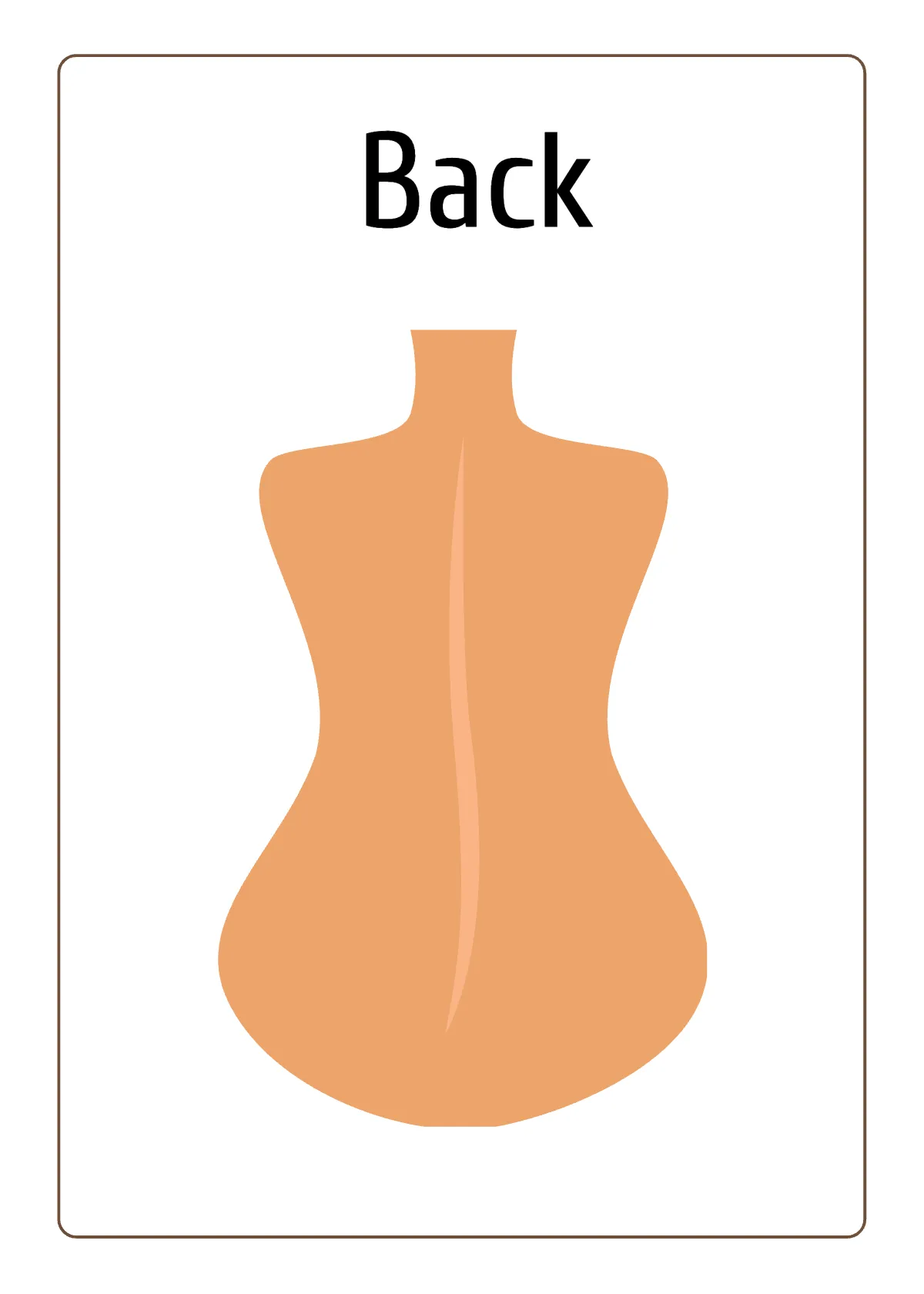 Free Body Parts Flashcards Template to Edit Online