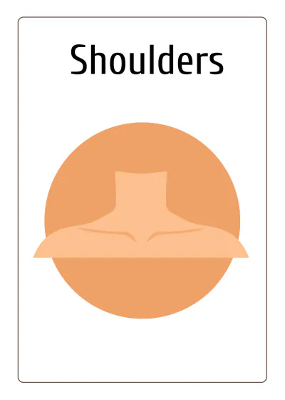 Free Body Parts Flashcards Template to Edit Online