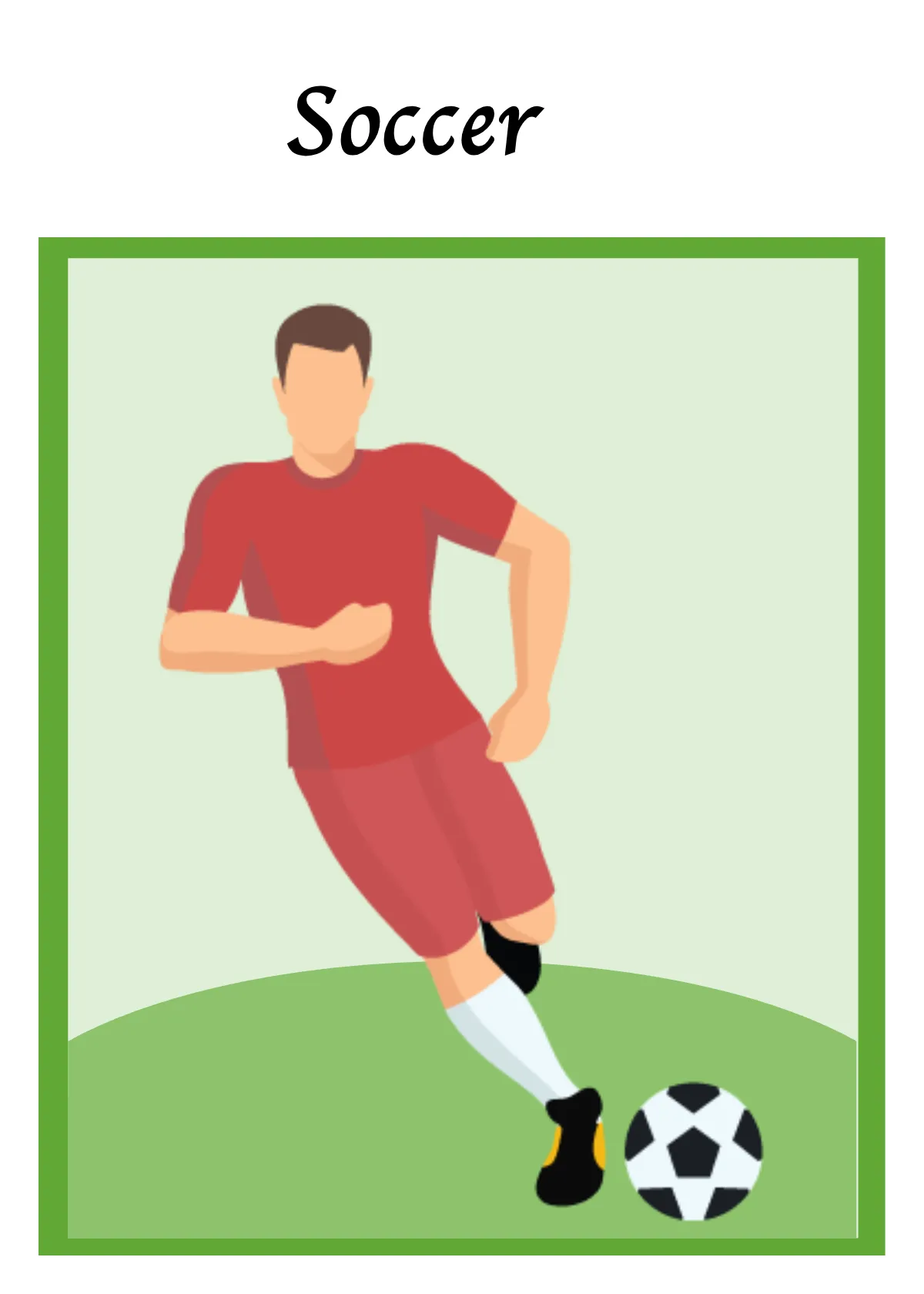 Free Sports Flashcards Template to Edit Online