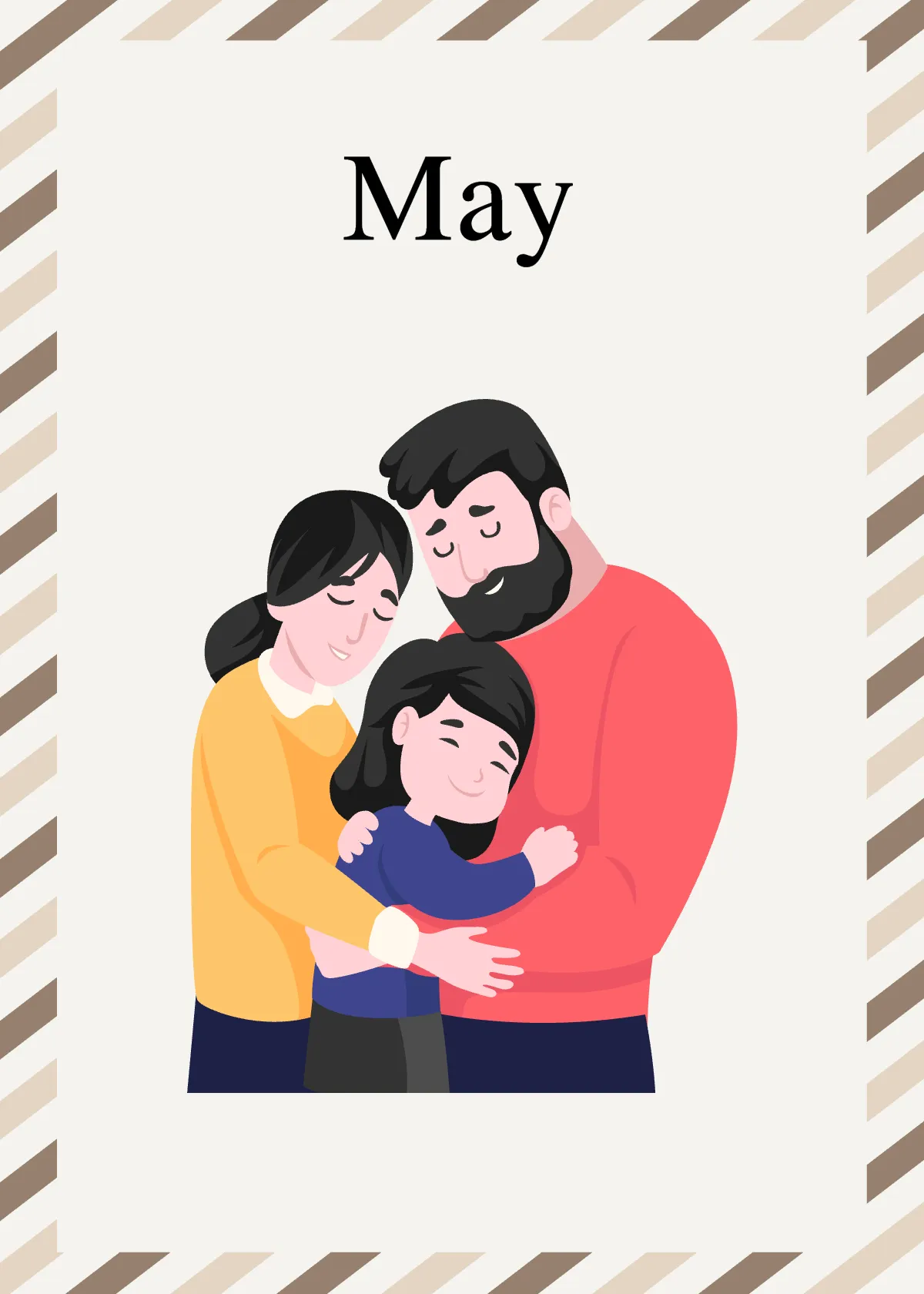 Free Months of The Year Flashcards Template to Edit Online