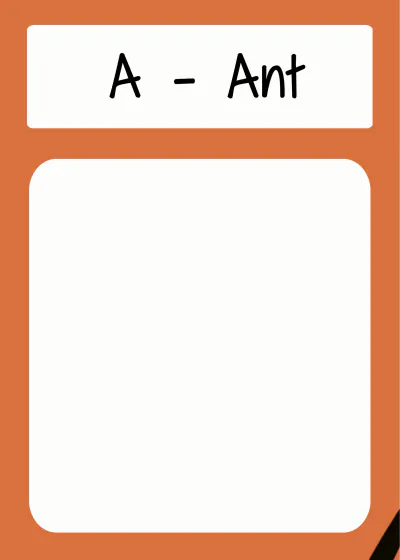 Free Toddler Flashcards Template to Edit Online