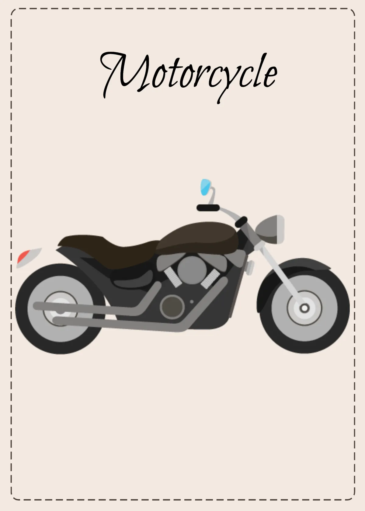 Free Transportation Flashcards Template to Edit Online