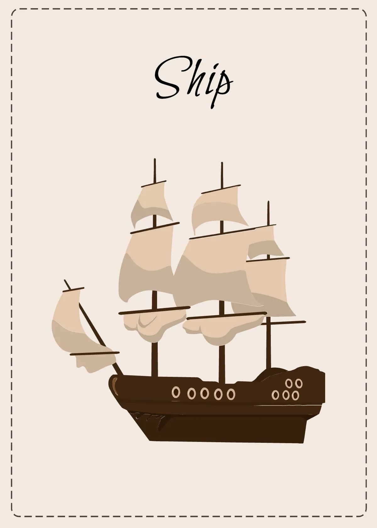 Free Transportation Flashcards Template to Edit Online