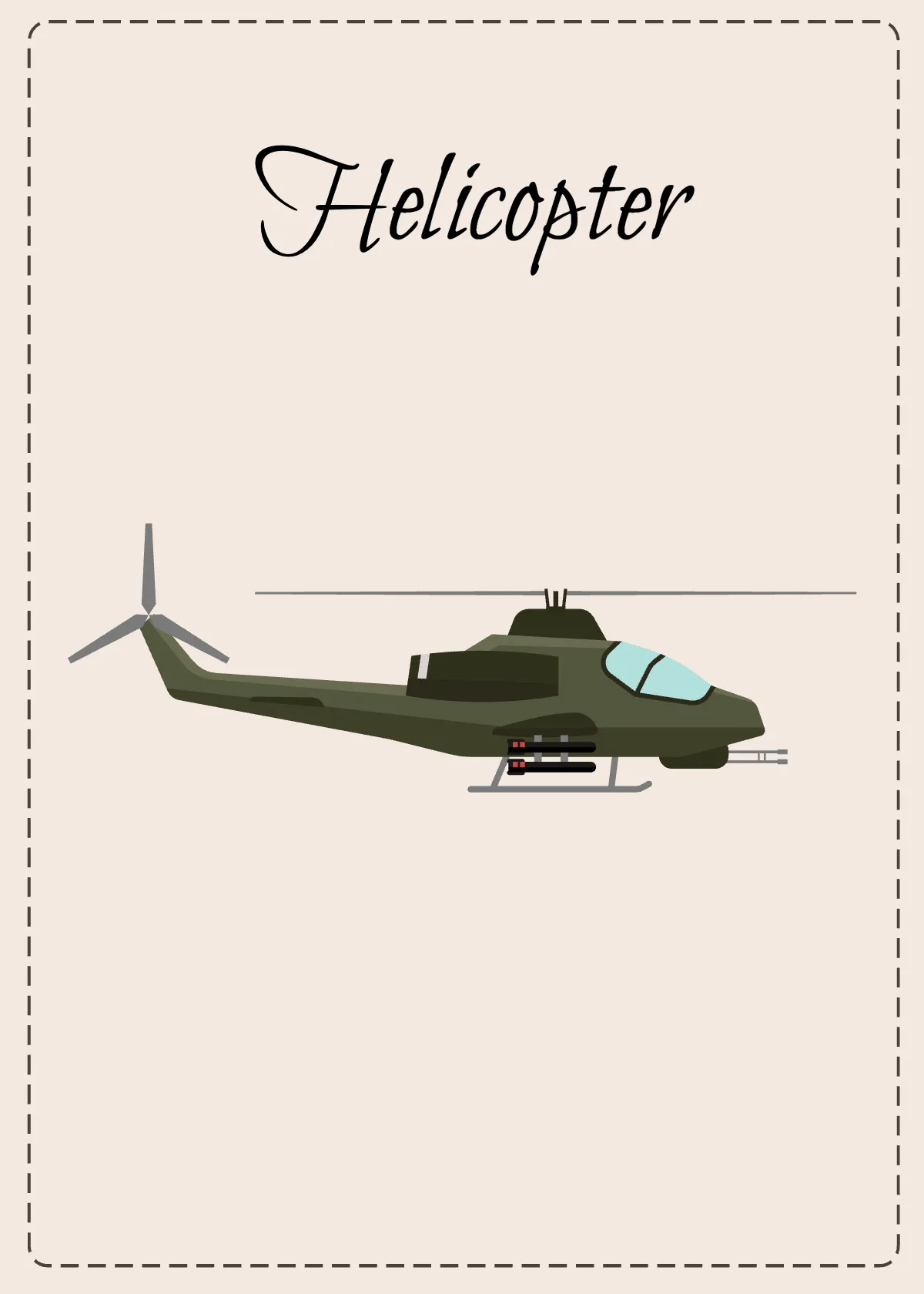 Free Transportation Flashcards Template to Edit Online