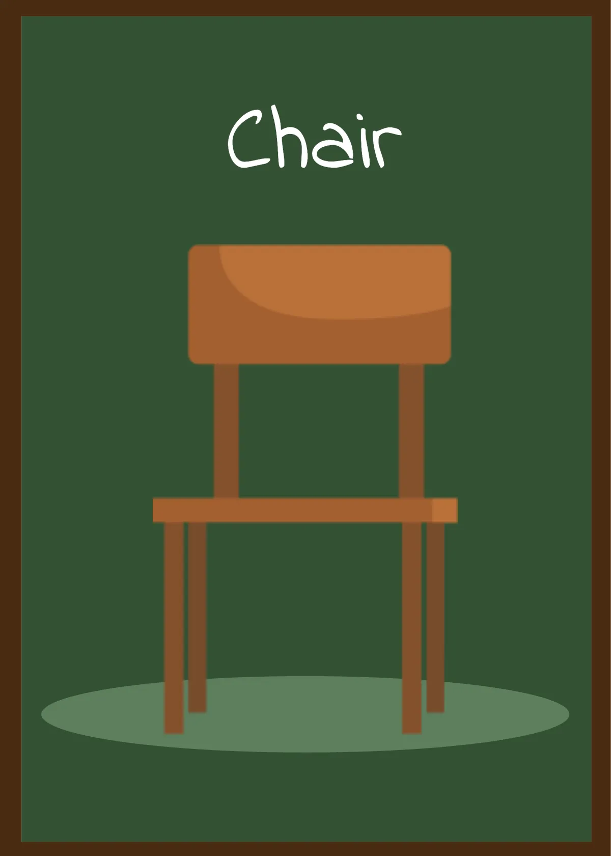 Free Classroom Objects Flashcards Template to Edit Online