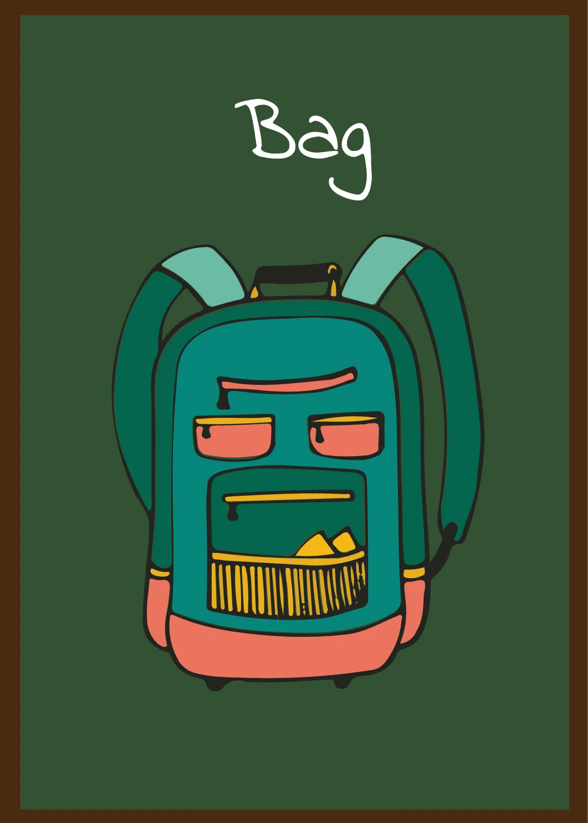 Free Classroom Objects Flashcards Template to Edit Online