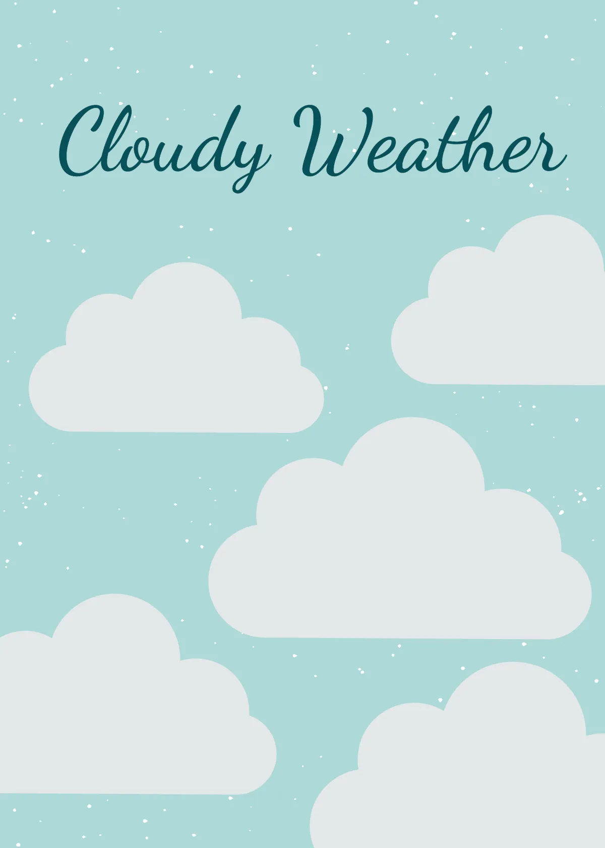 Free Winter Flashcards Template to Edit Online