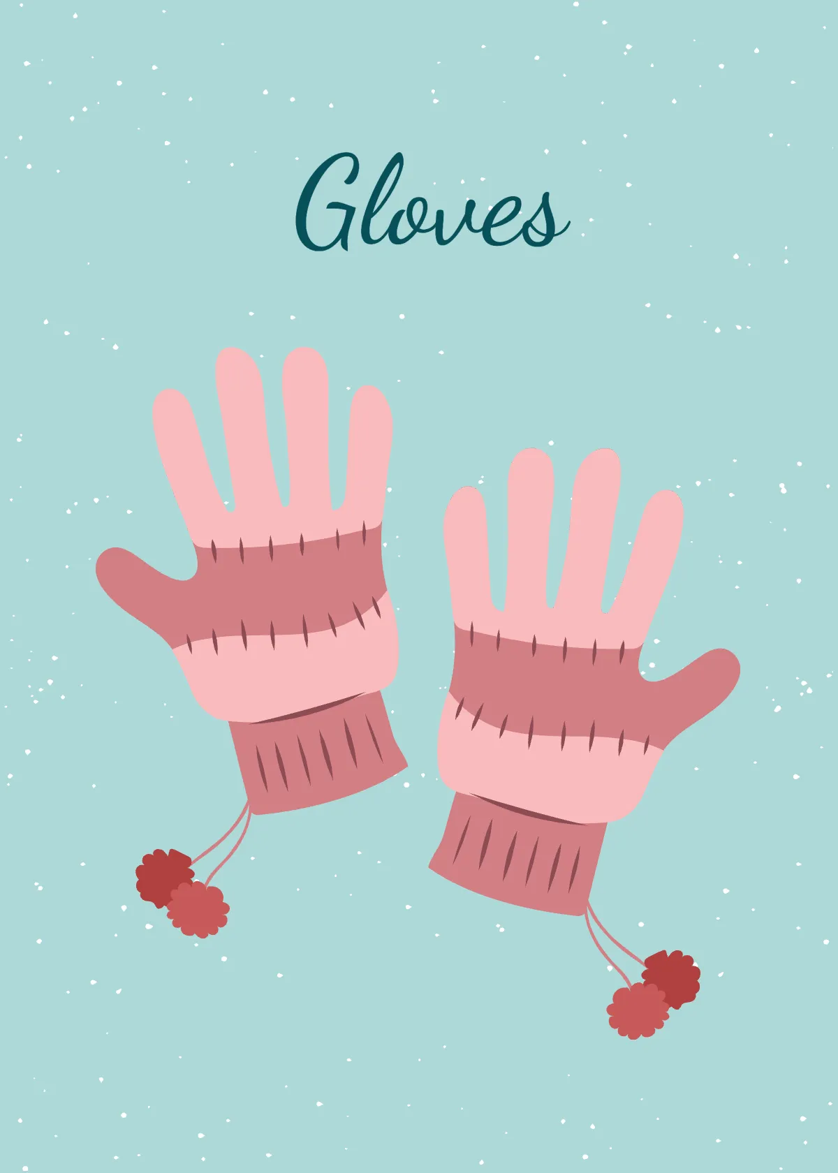 Free Winter Flashcards Template to Edit Online