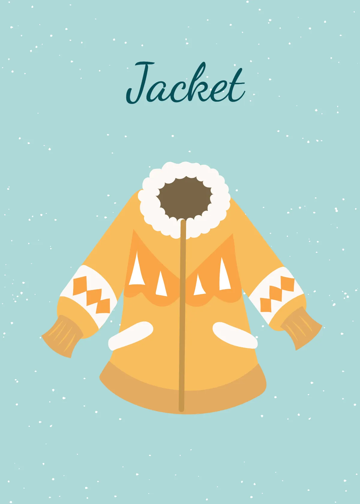 Free Winter Flashcards Template to Edit Online