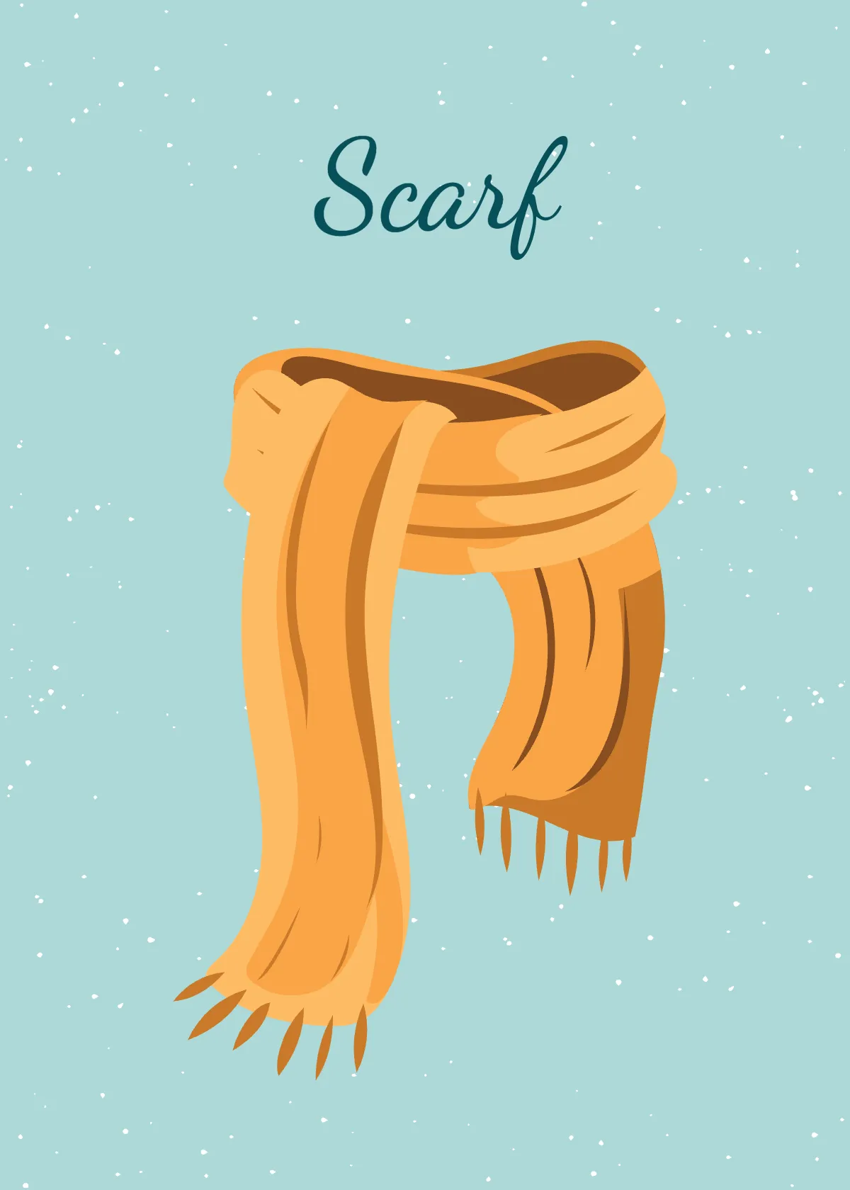 Free Winter Flashcards Template to Edit Online