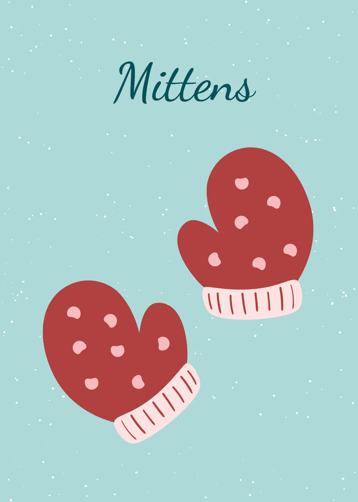 Free Winter Flashcards Template to Edit Online