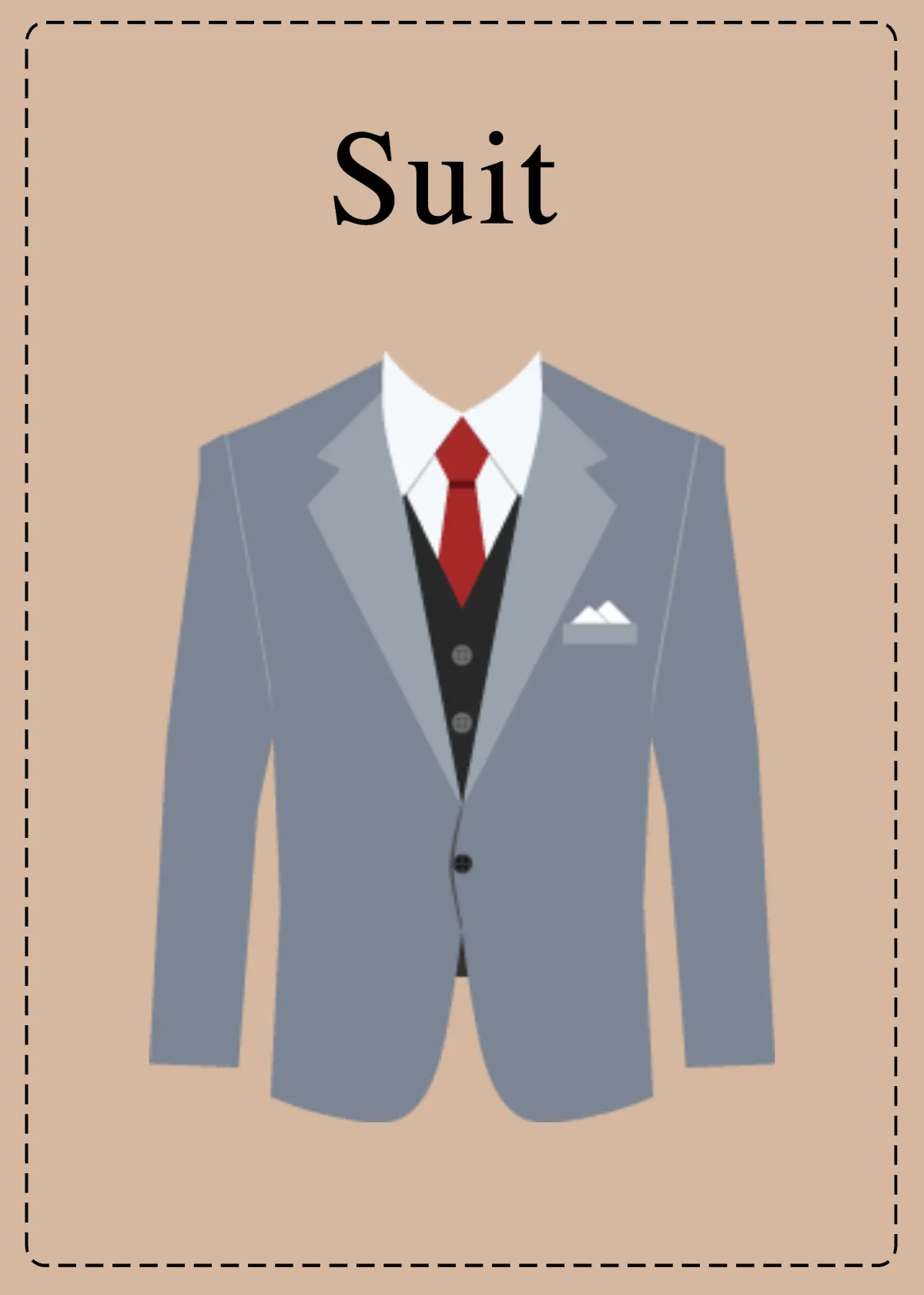 Free Clothing Flashcards Template to Edit Online