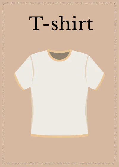 Free Clothing Flashcards Template to Edit Online
