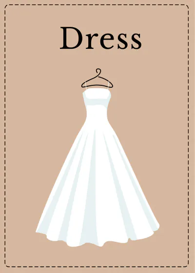 Free Clothing Flashcards Template to Edit Online