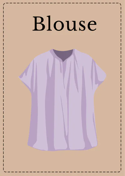 Free Clothing Flashcards Template to Edit Online