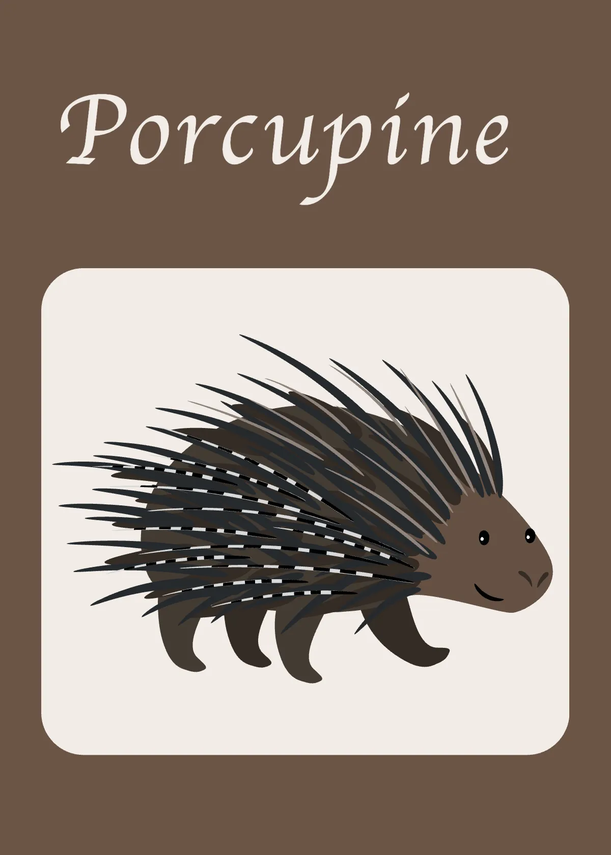 Free Wild Animals Flashcards Template to Edit Online
