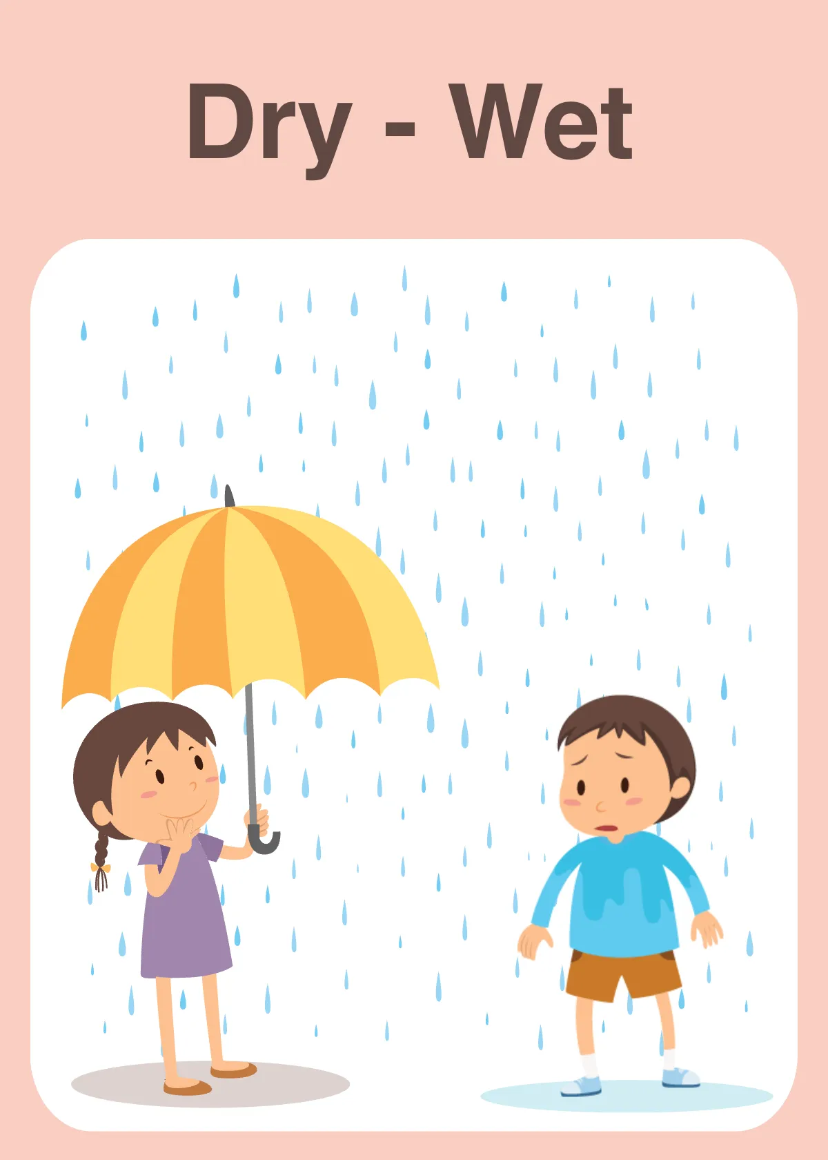 Free Opposites Flashcards Template to Edit Online