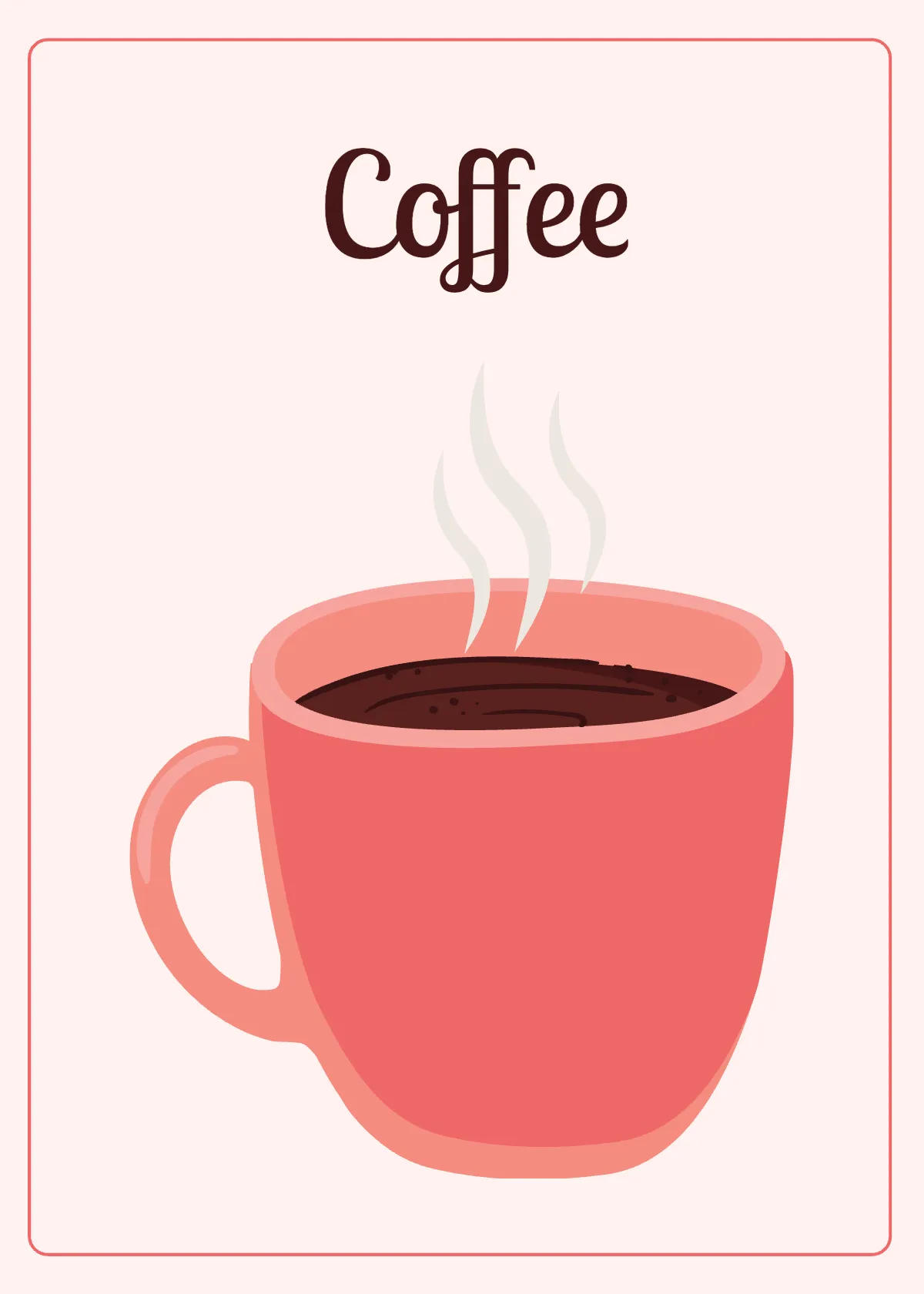 Free Drinks Flashcards Template to Edit Online