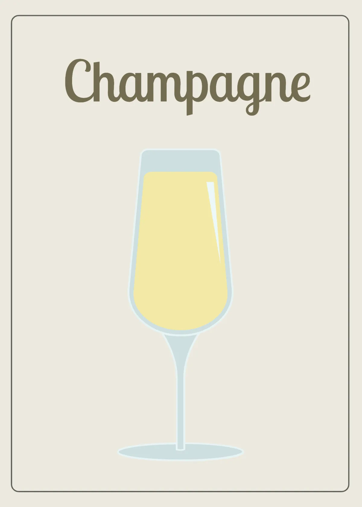 Free Drinks Flashcards Template to Edit Online