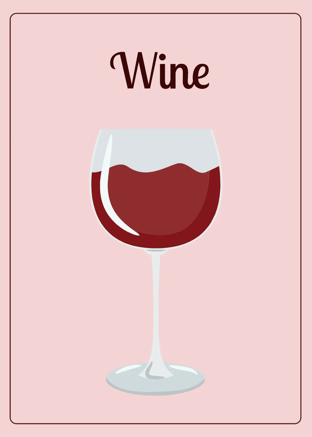 Free Drinks Flashcards Template to Edit Online