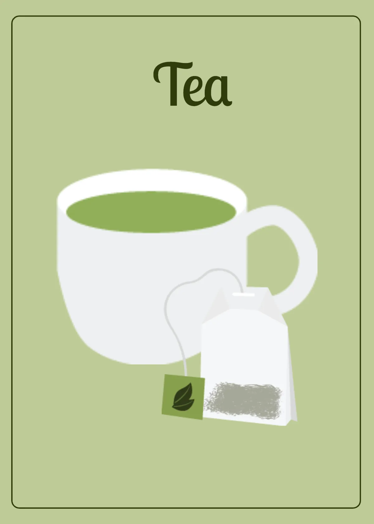 Free Drinks Flashcards Template to Edit Online