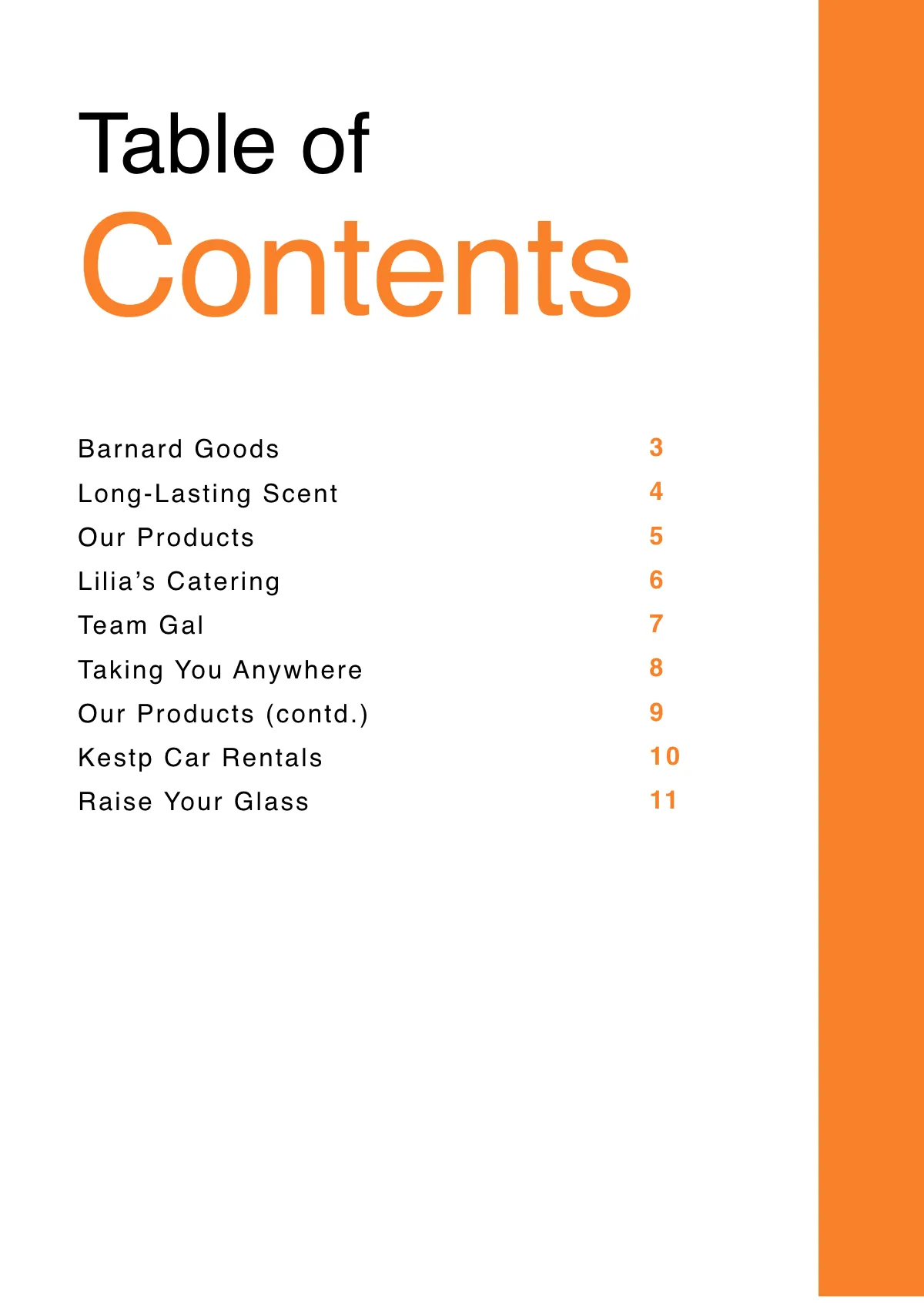 Free Simple Booklet Template to Edit Online