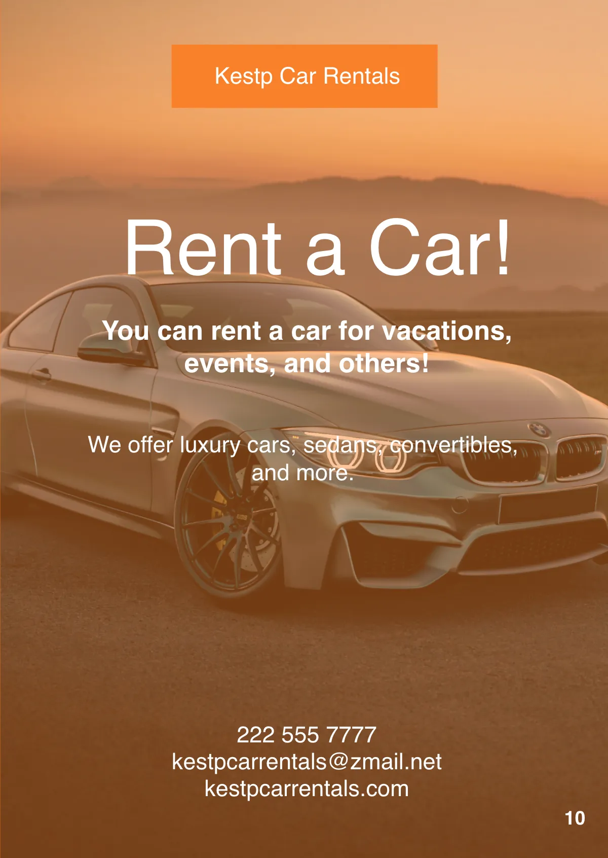 Free Simple Booklet Template to Edit Online