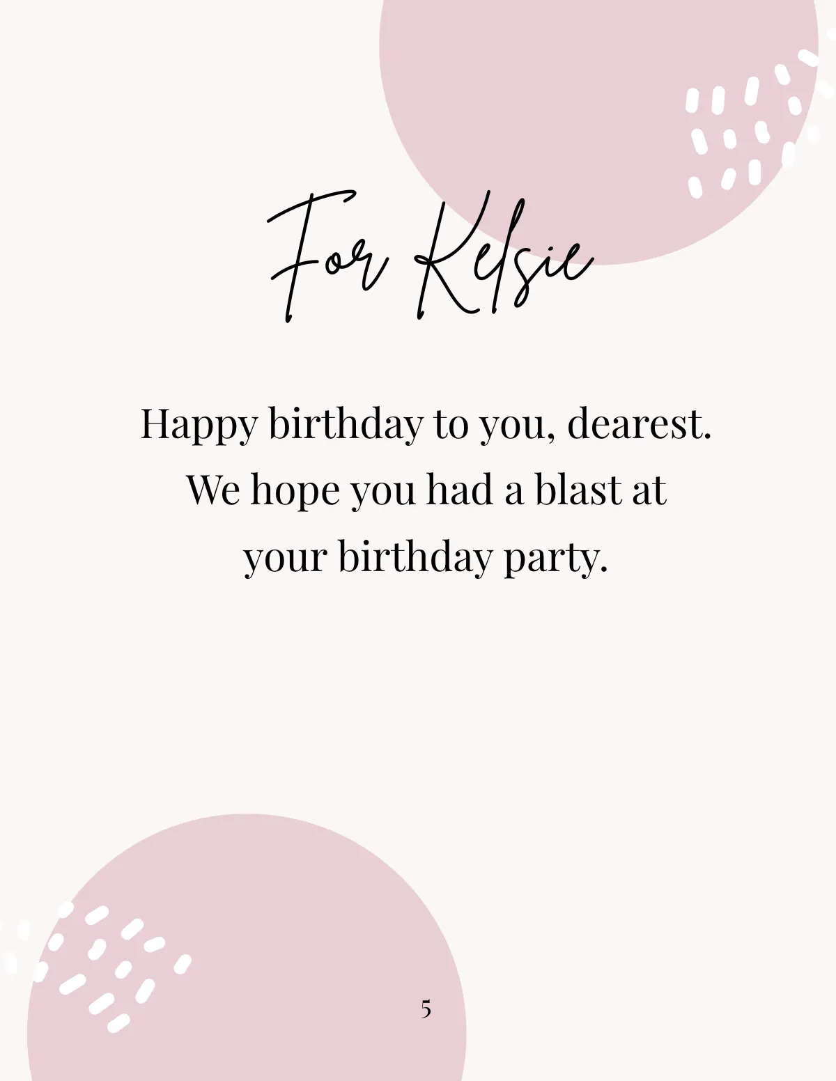 Free Birthday Design Photo Book Template to Edit Online