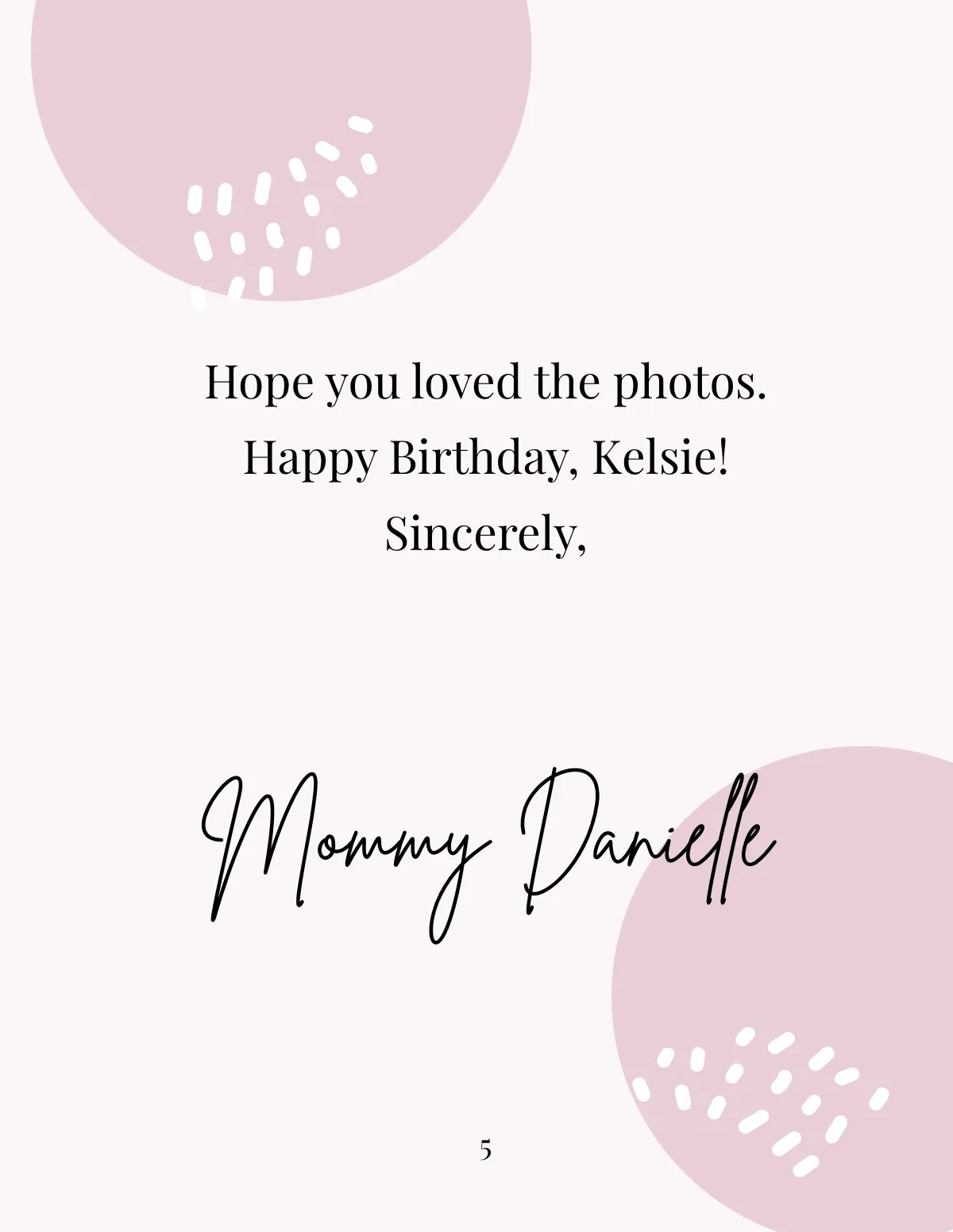 Free Birthday Design Photo Book Template to Edit Online