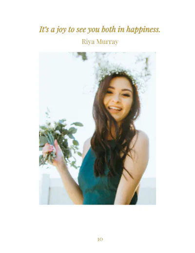 Free Wedding Guest Photo Book Template to Edit Online
