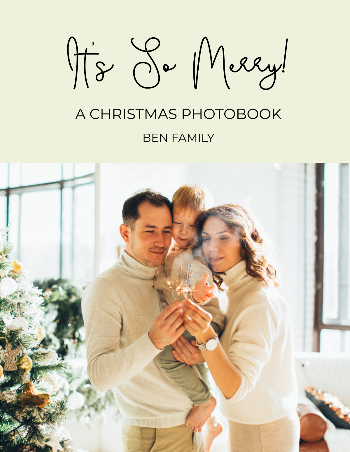 Christmas Photo Book Template