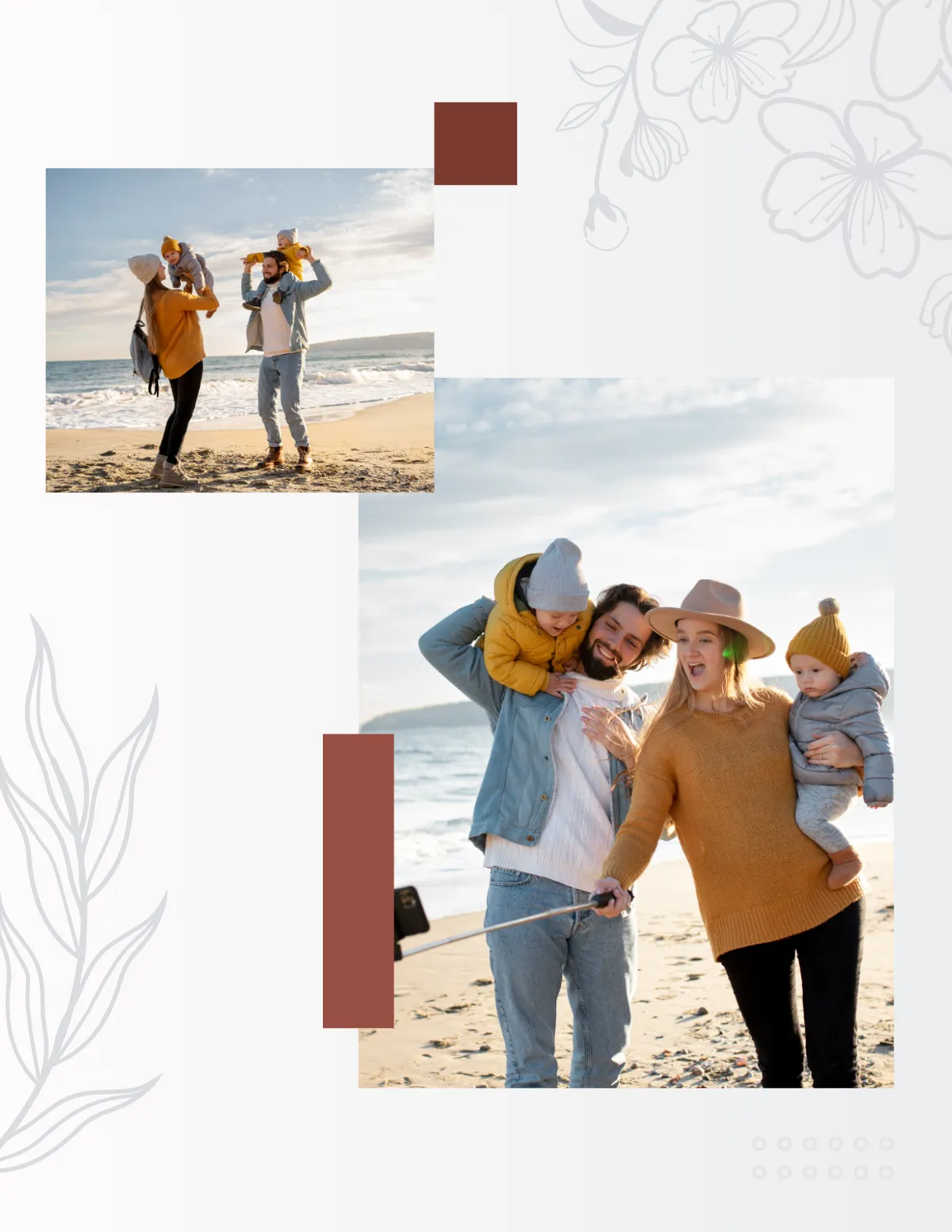 Free Family Travel Photobook Template to Edit Online