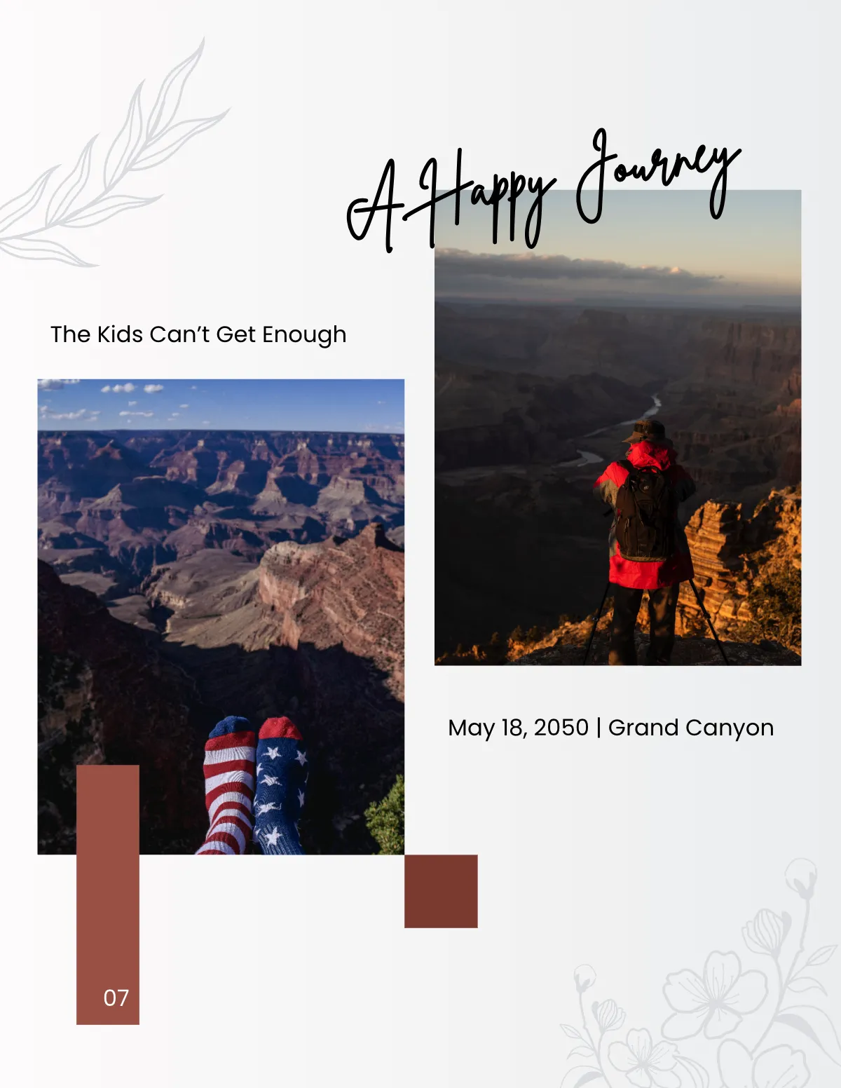 Free Family Travel Photobook Template to Edit Online