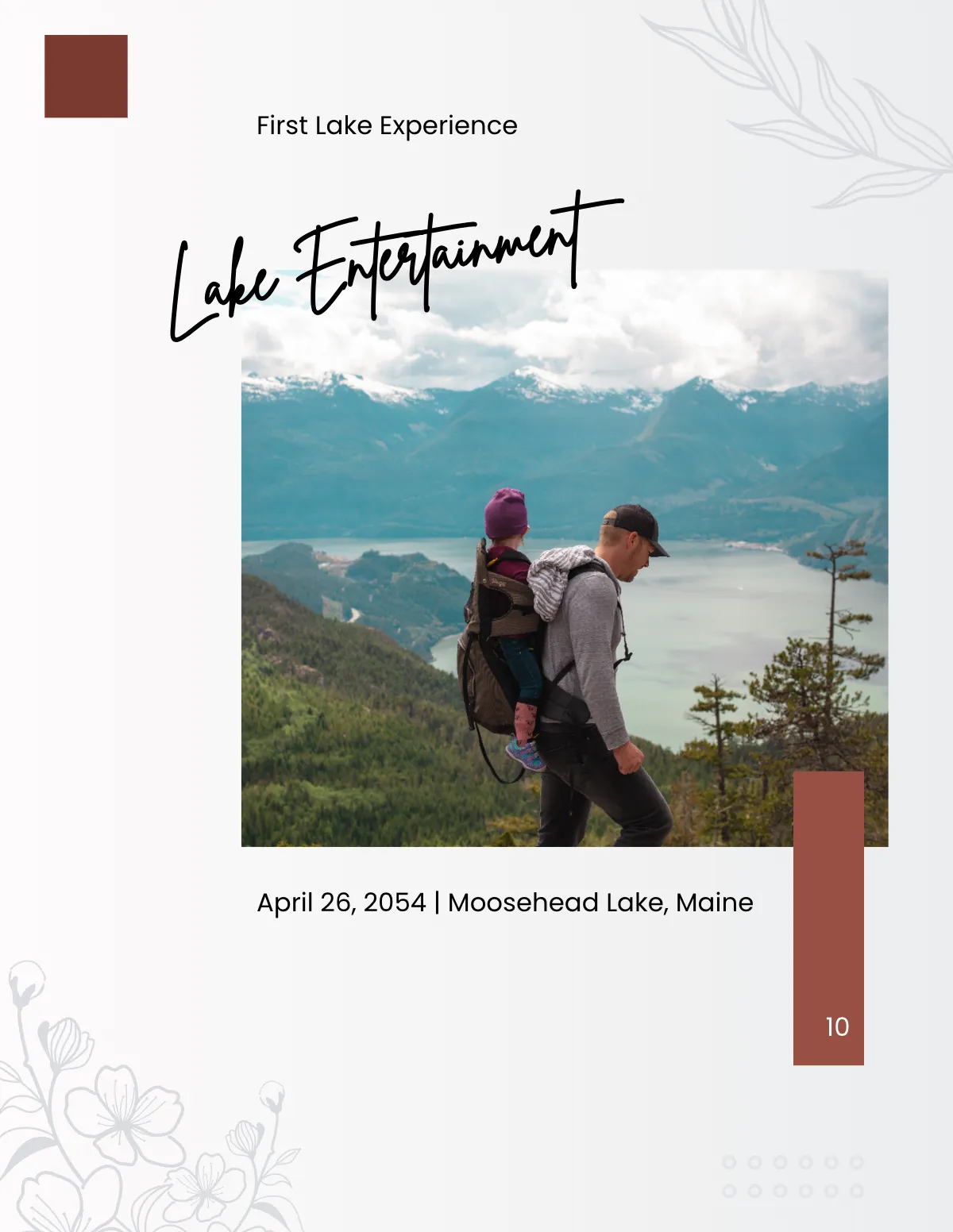 Free Family Travel Photobook Template to Edit Online