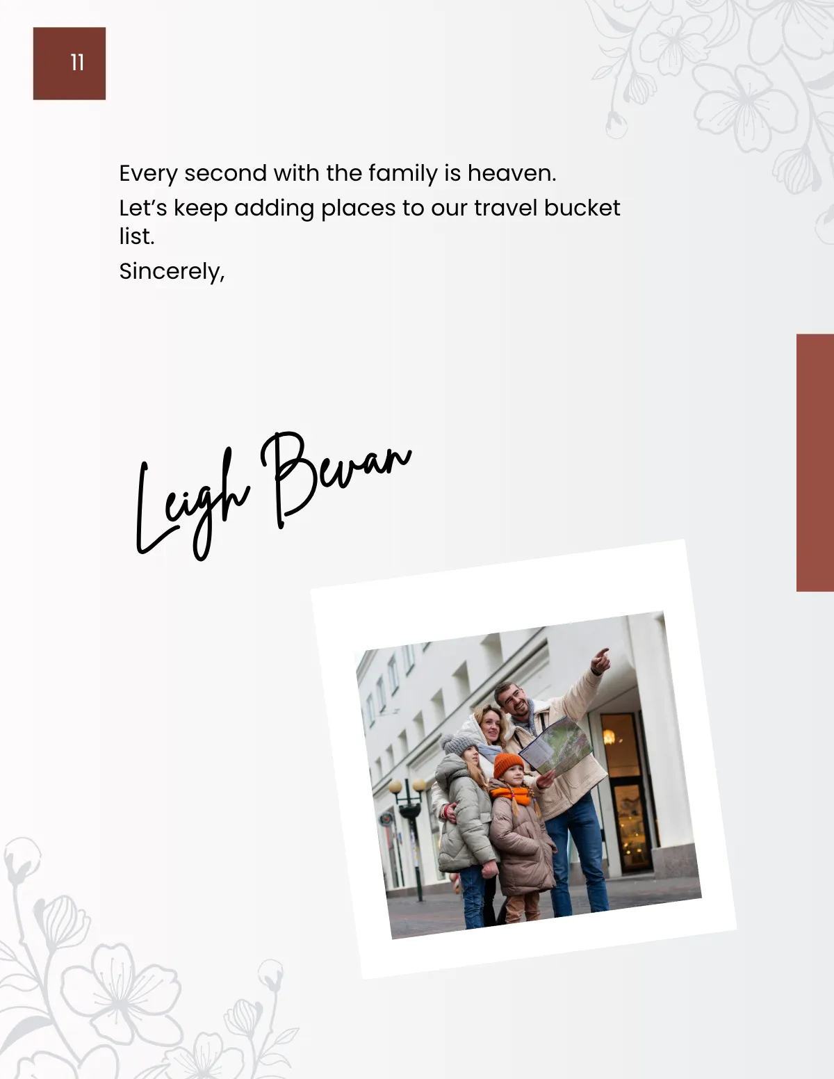Free Family Travel Photobook Template to Edit Online