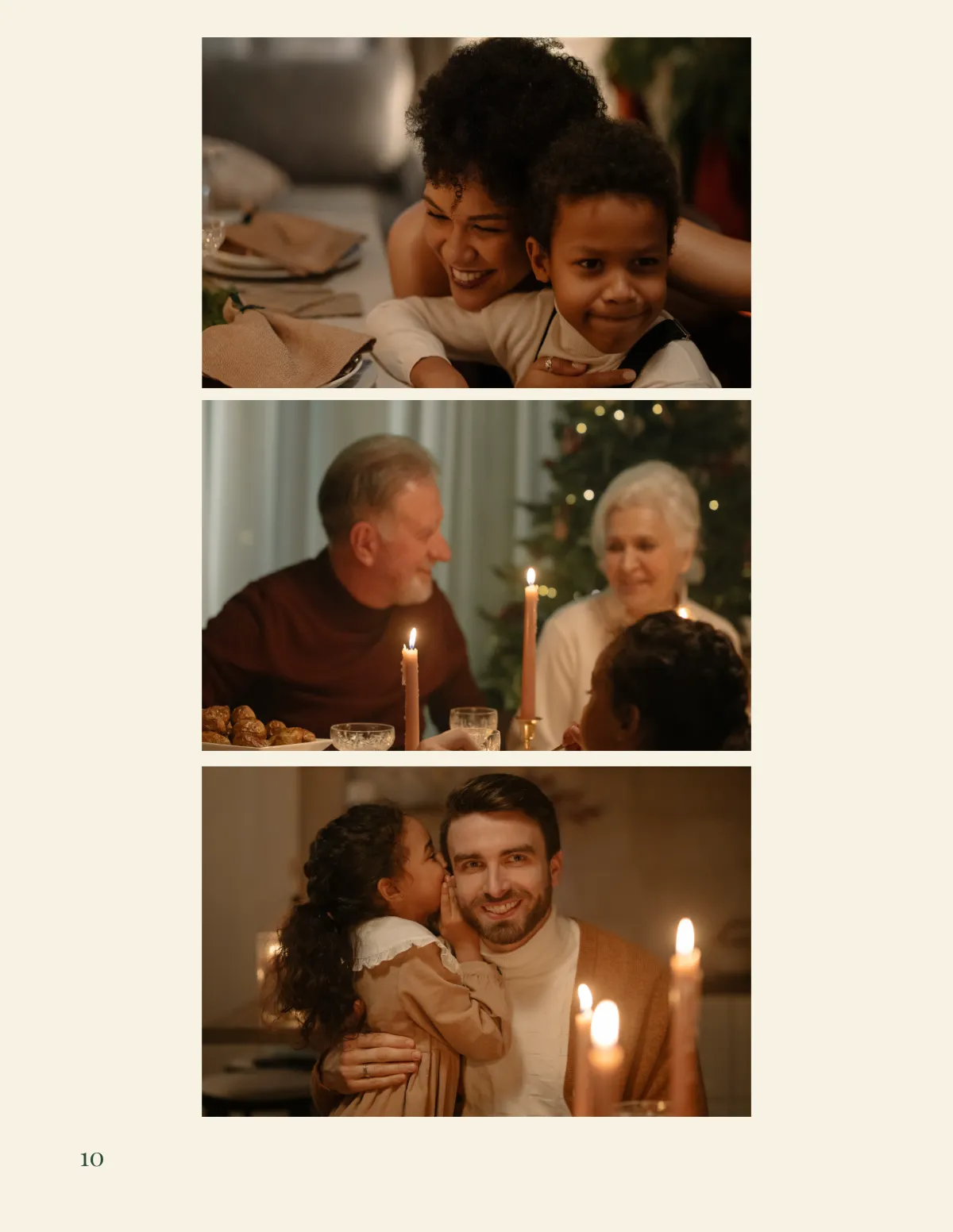 Free Basic Holiday Photo Book Template to Edit Online