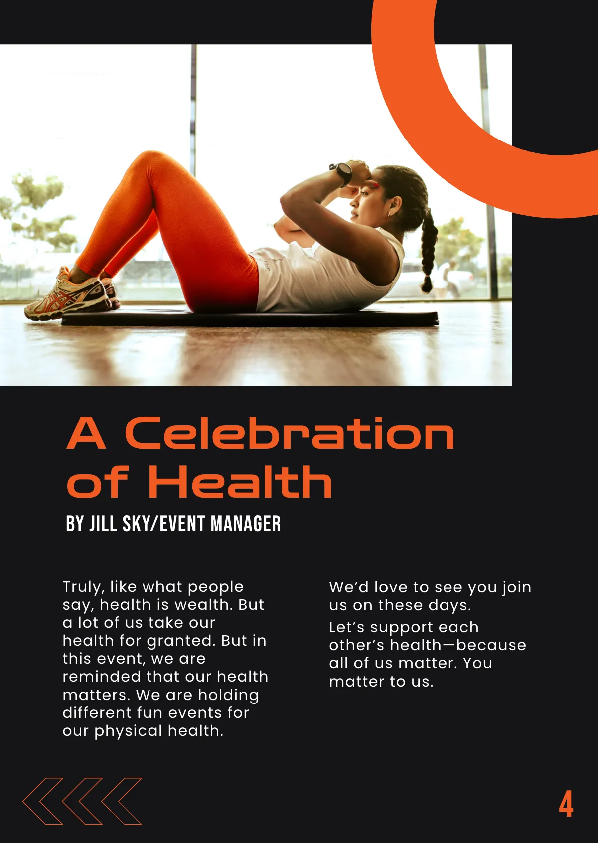 Free Event Program Booklet Template to Edit Online