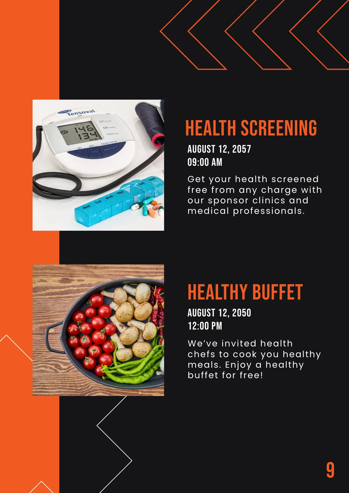 Free Event Program Booklet Template to Edit Online