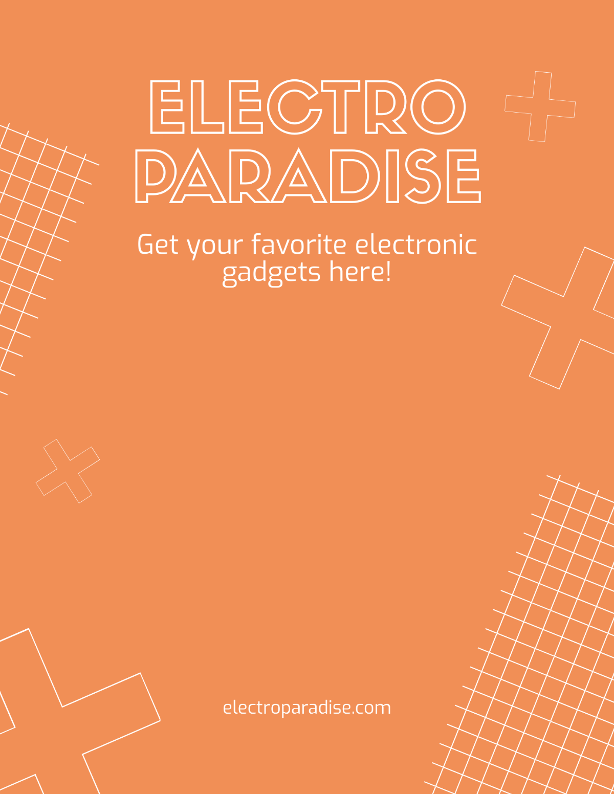 Electronics Ecommerce Flyer