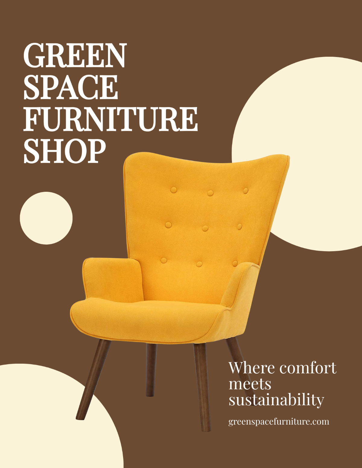 Free Online Furniture Shop Flyer Template