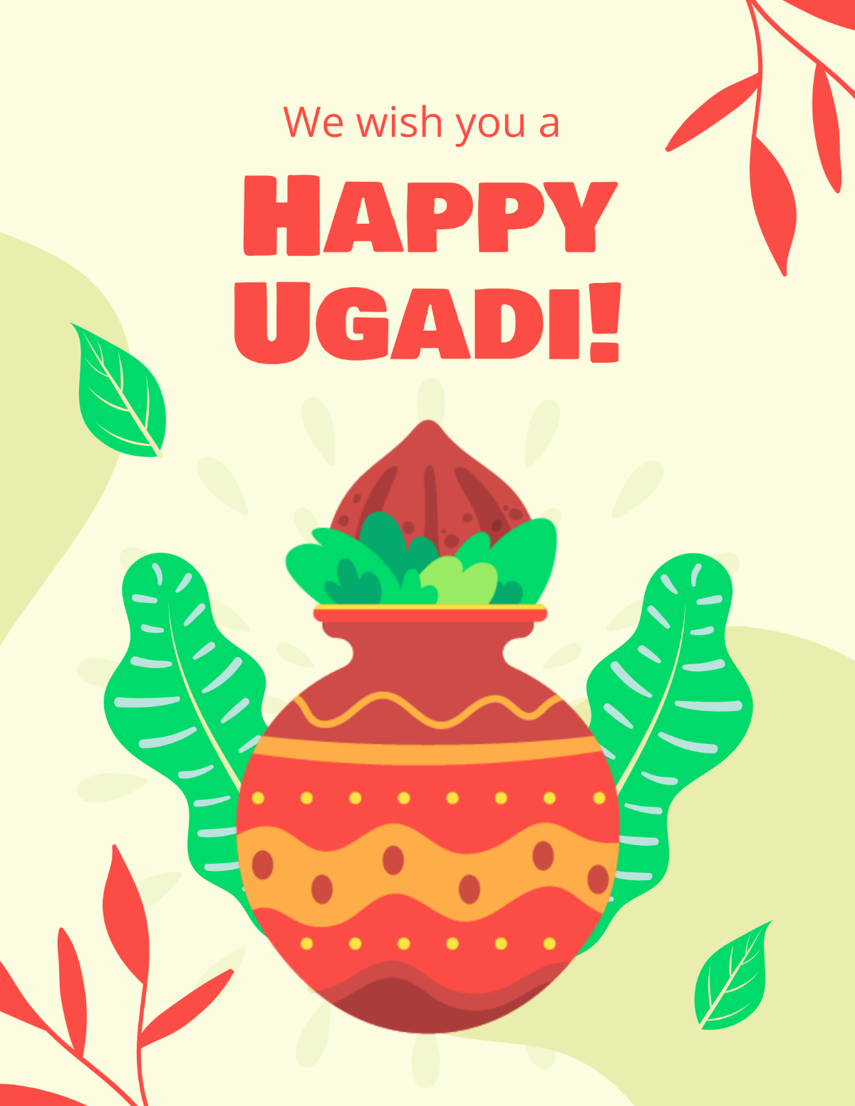 Happy Ugadi Flyer Template