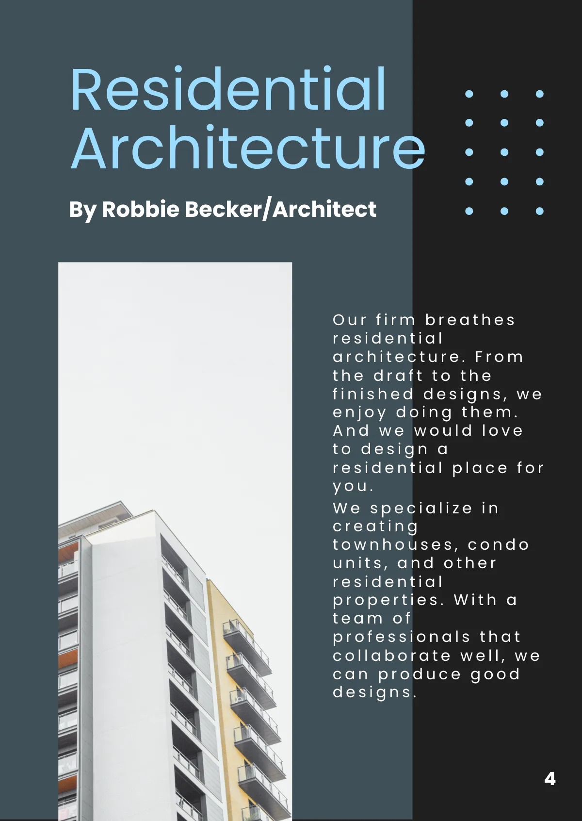 Free Architecture Booklet Template to Edit Online