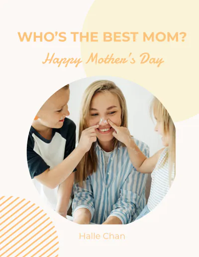 Free Mother's Day Photo Book Template to Edit Online