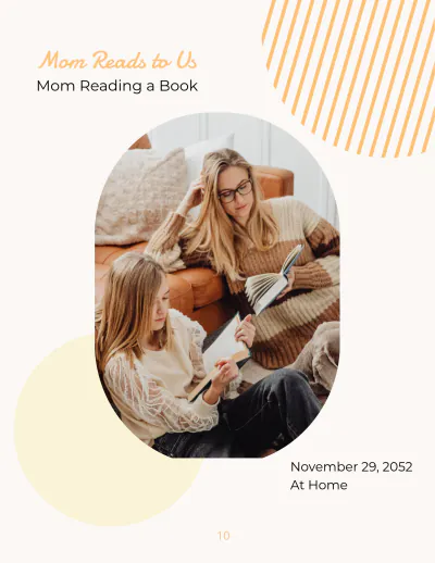 Free Mother's Day Photo Book Template to Edit Online